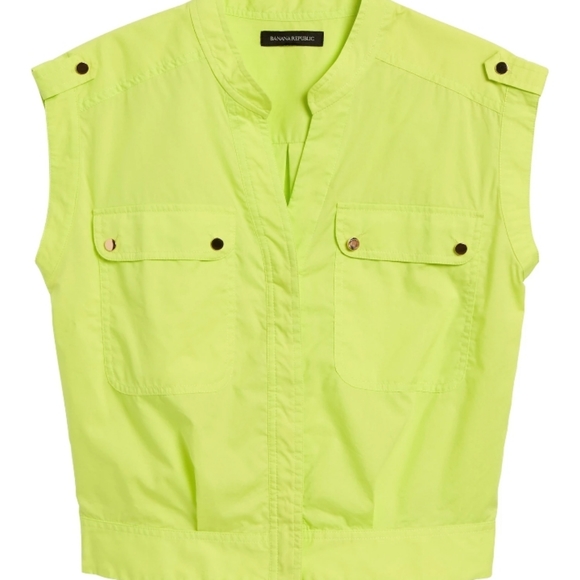 Banana Republic Tops - Banana Republic Women's Bright Lime Green Tank Top